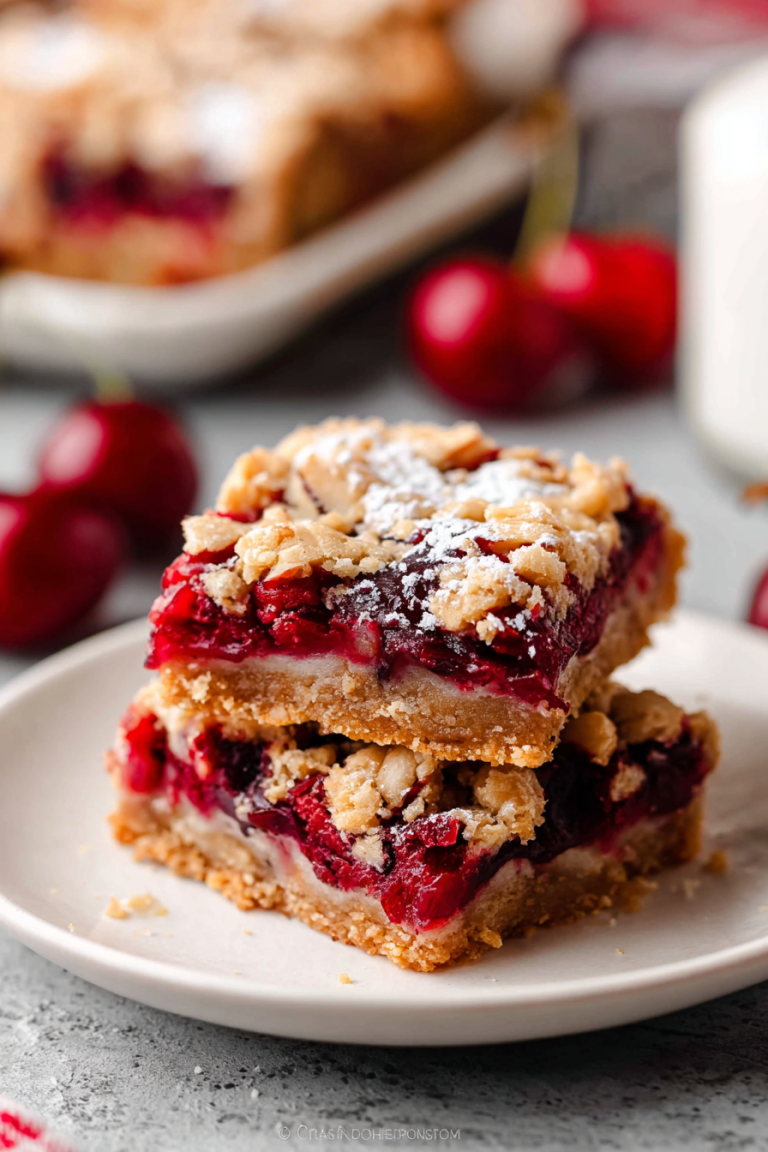 Cherry Pie Bars Recipe