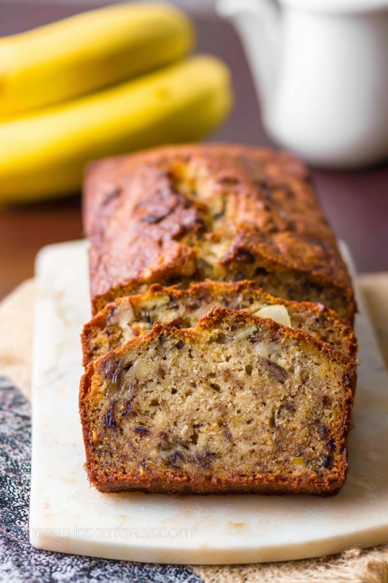 Classic Moist Banana Bread Recipe
