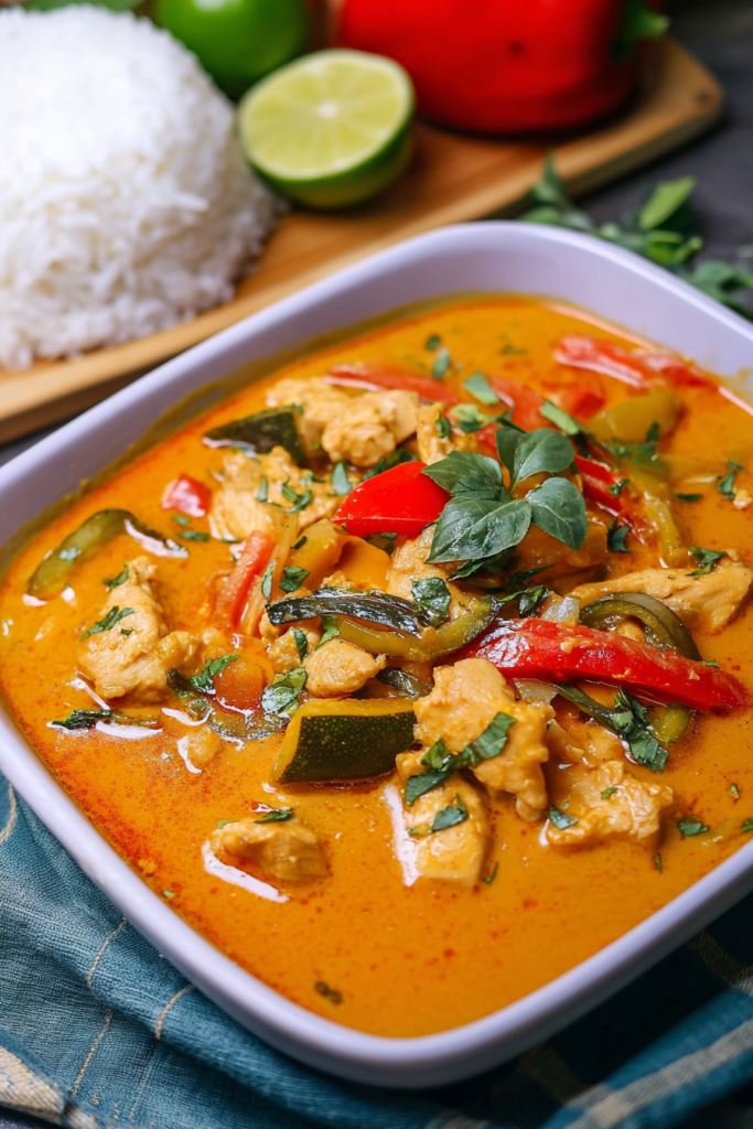 Thai red curry chicken recipe