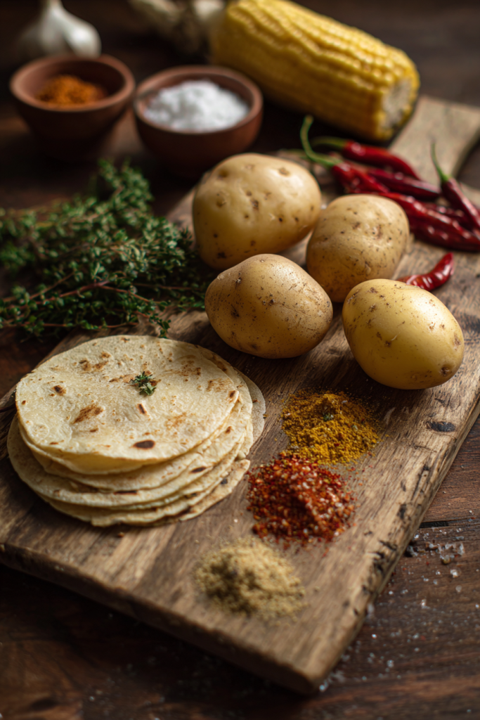 tacos de papa