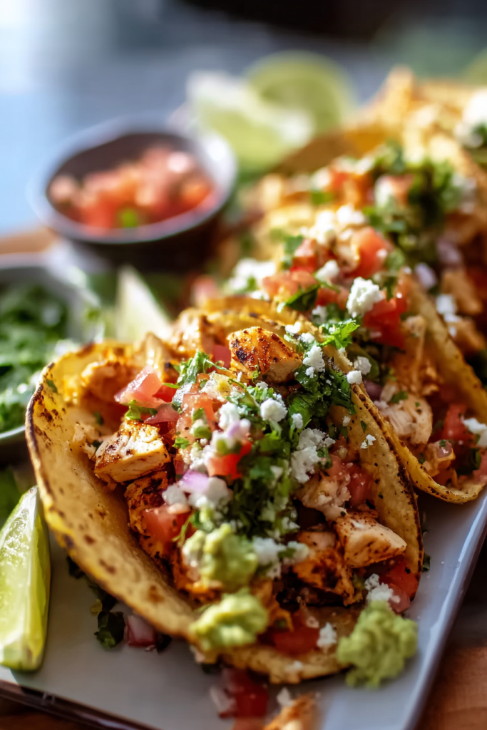 chicken street tacos