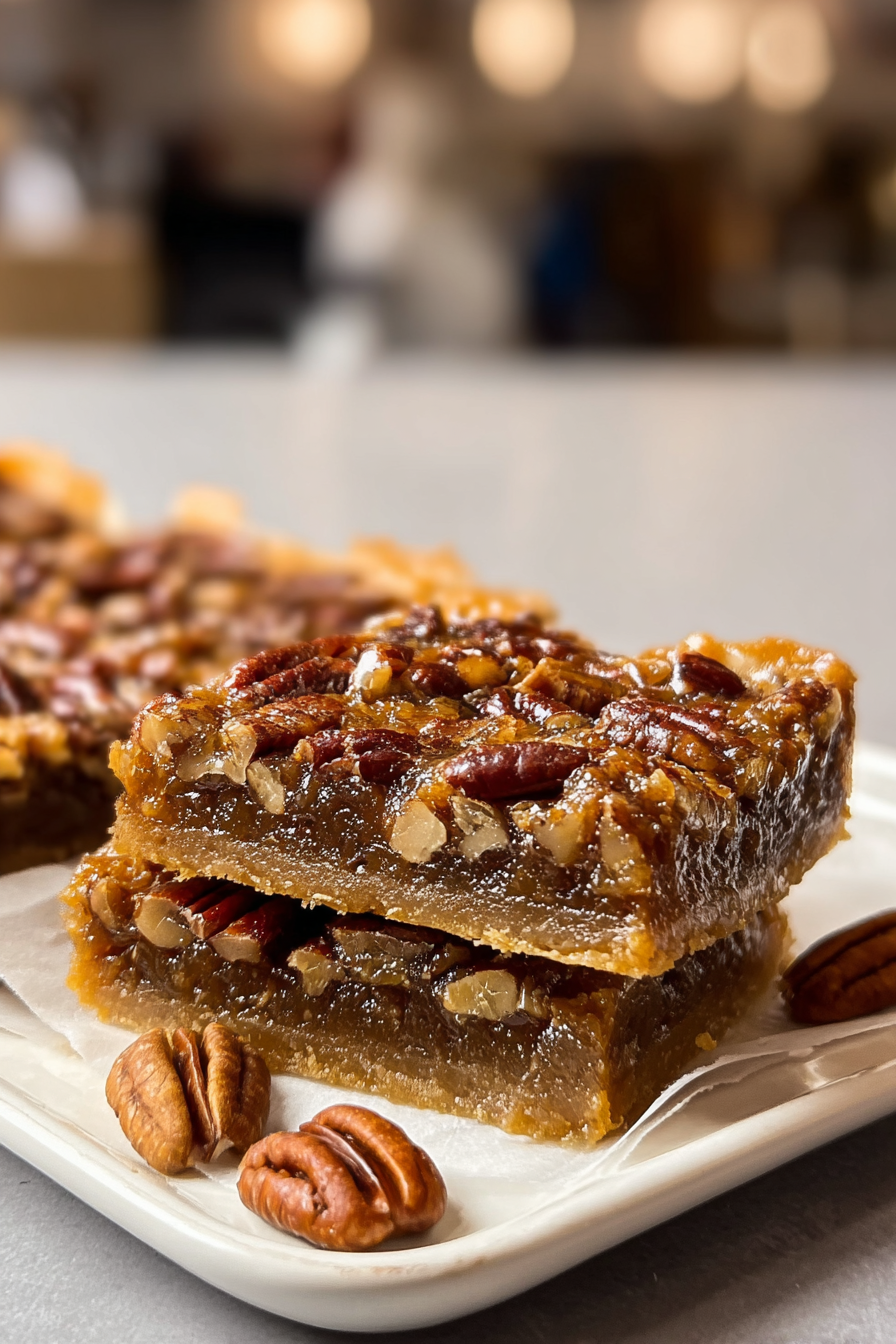 Lazy Pecan Pie Bars