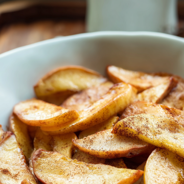 baked cinnamon apple slices