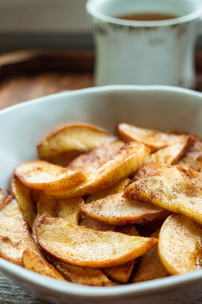 baked cinnamon apple slices