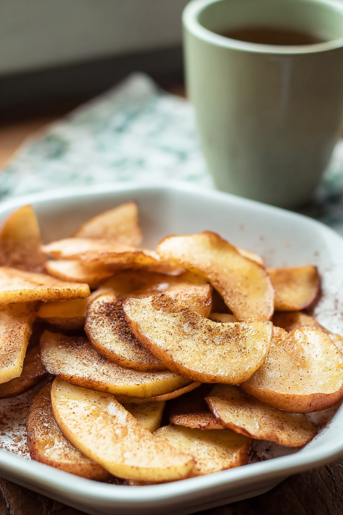 baked cinnamon apple slices