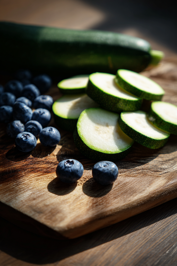 blueberry zucchini bars