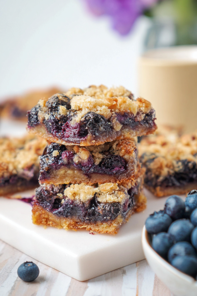 blueberry oat crumble bars