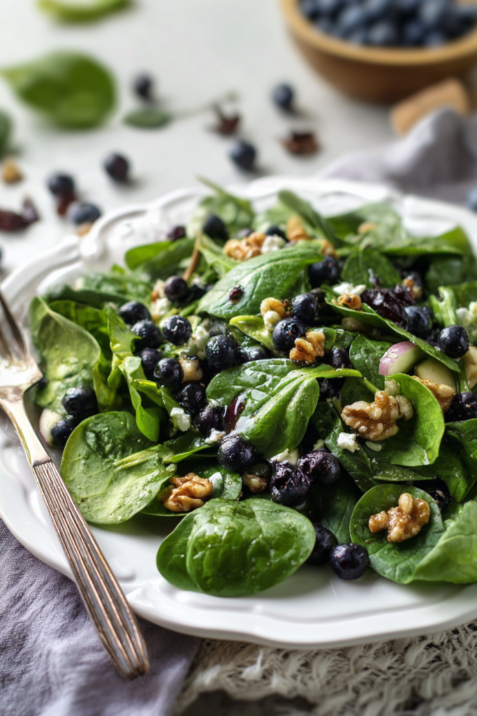 spinach blueberry salad