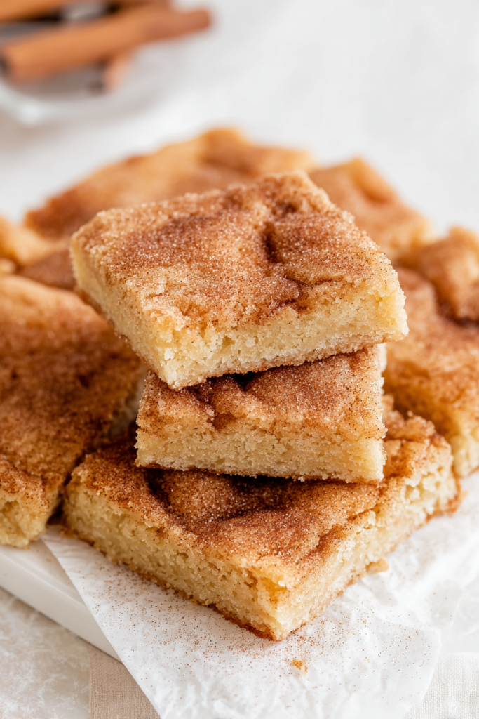 snickerdoodle bars
