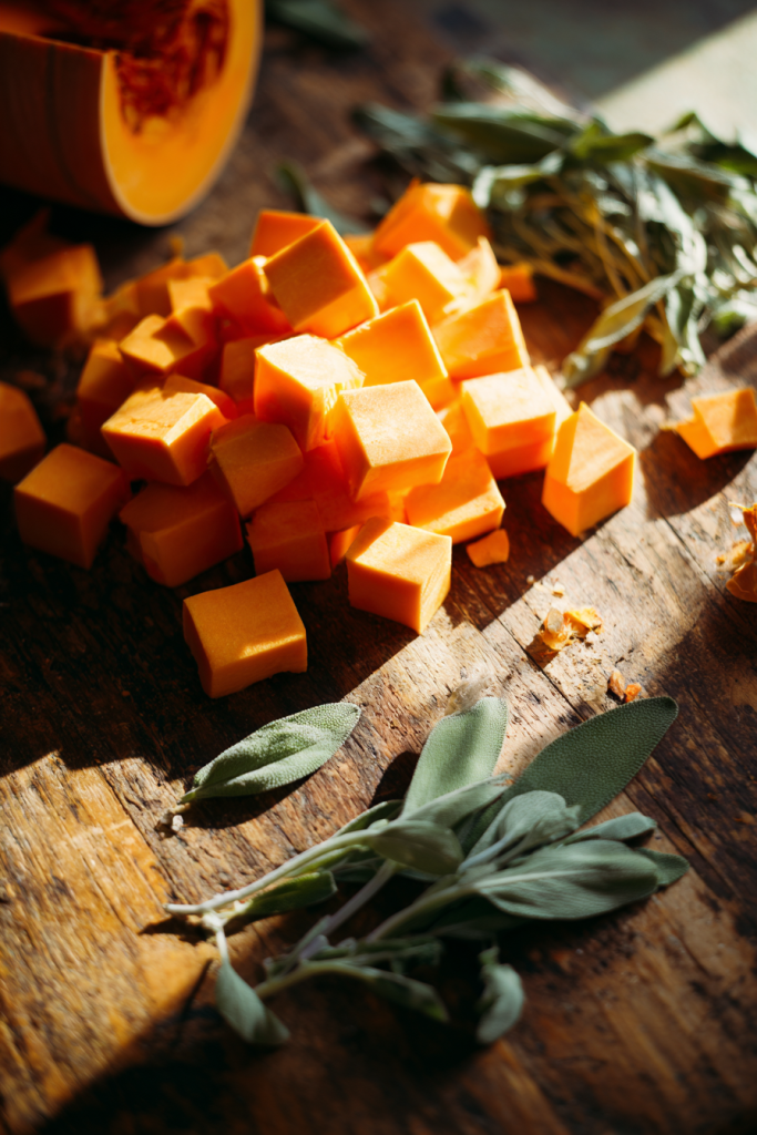 butternut squash sausage pasta