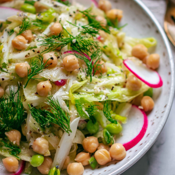 fennel and chickpea salad