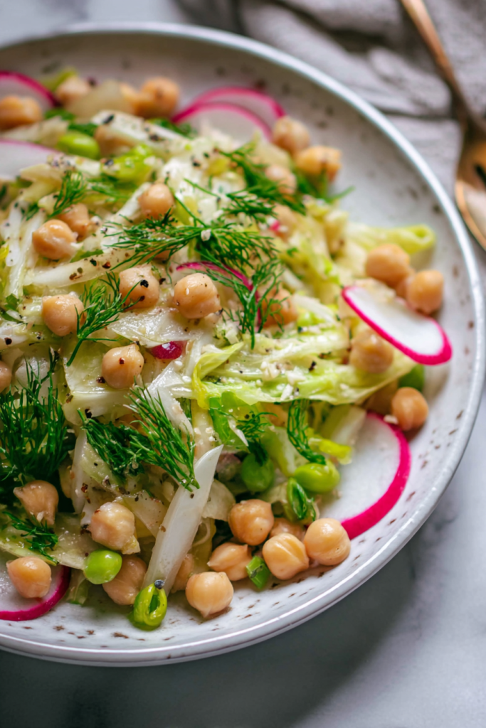 fennel and chickpea salad