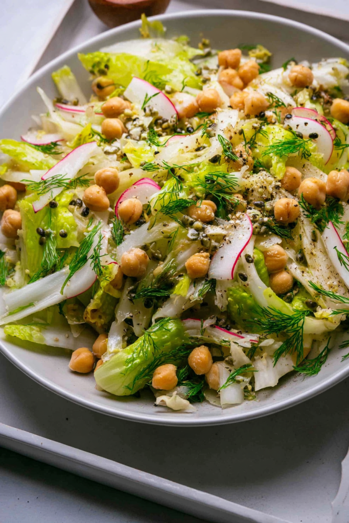 fennel and chickpea salad
