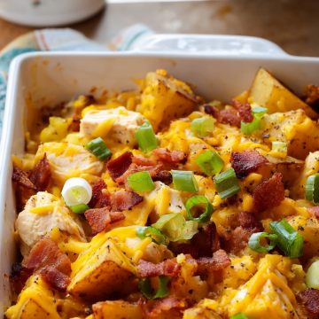 Loaded Chicken and Potato Casserole
