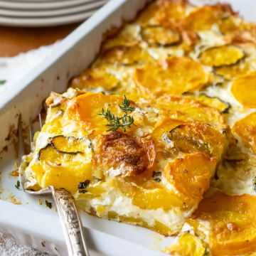 Sheet Pan Squash Casserole