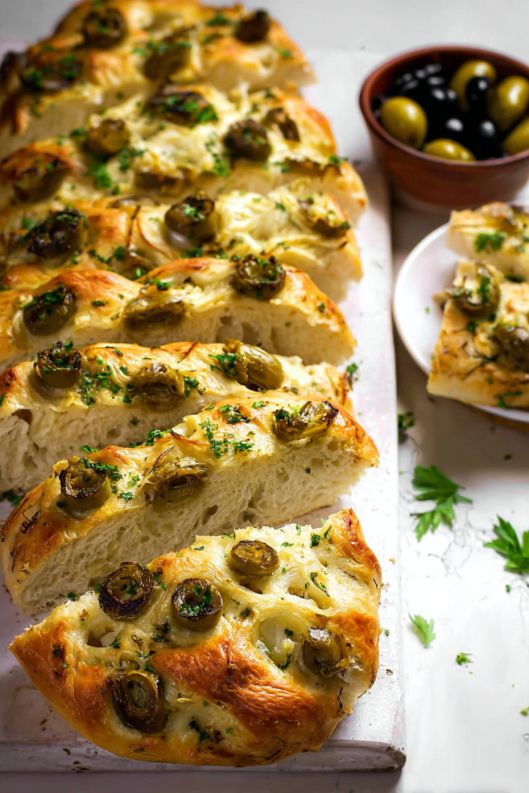 easy-olive-cheese-bread-recipe-ready-in-25-minutes-savoring-tales