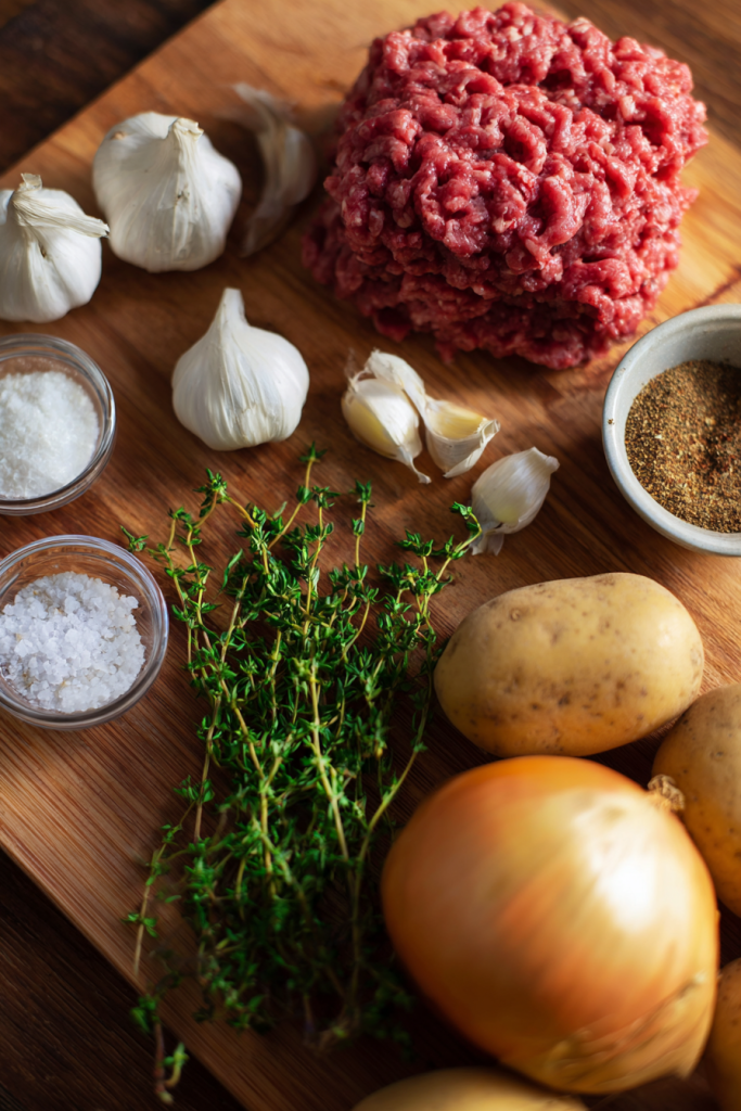 ground beef and potato casserole