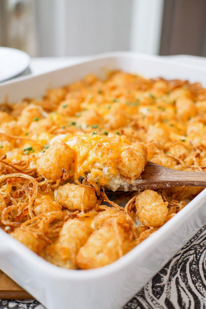 cheesy tater tot casserole