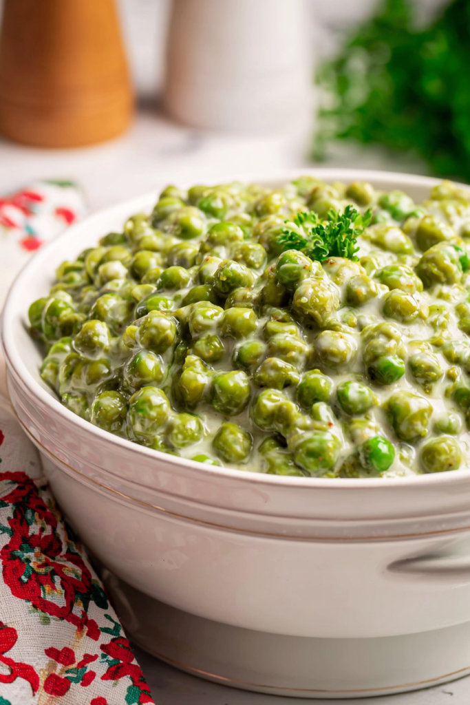 slow cooker creamed peas