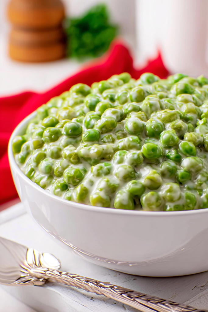 slow cooker creamed peas