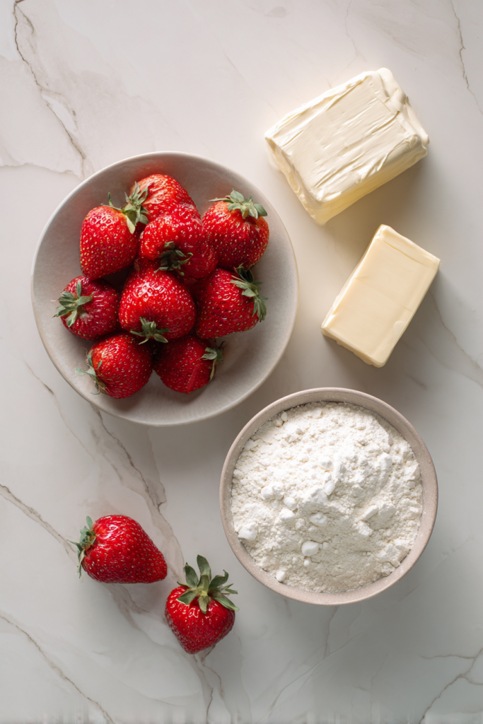 strawberry shortcake bars