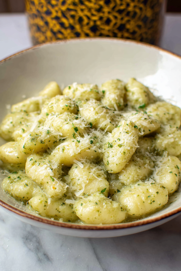Creamy Pesto Gnocchi