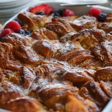 Croissant French Toast Casserole