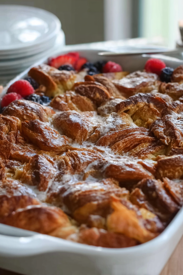Croissant French Toast Casserole