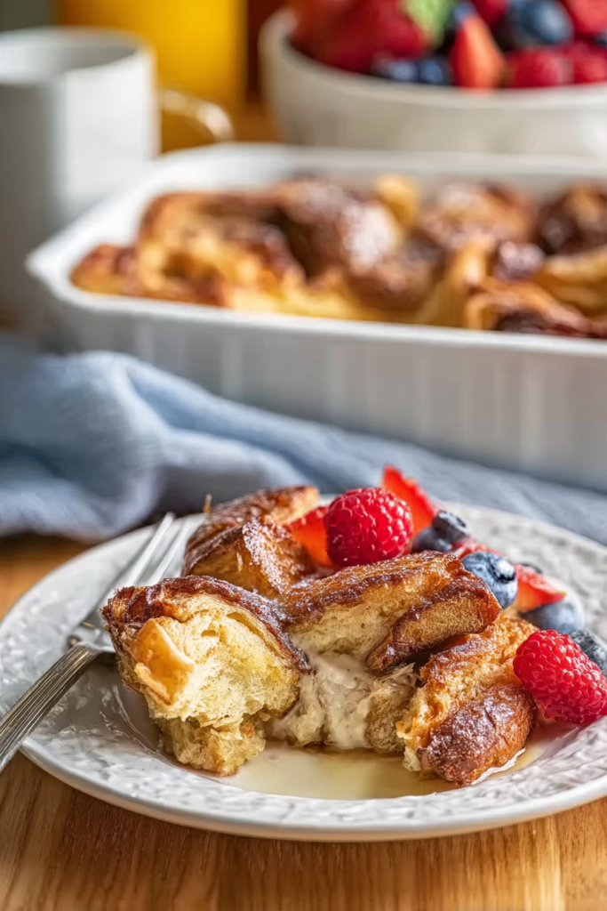 Croissant French Toast Casserole