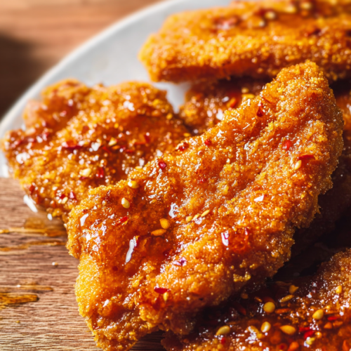 Crispy Oven-Baked Hot Honey Chicken