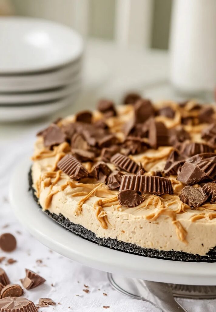 Easy No-Bake Peanut Butter Pie