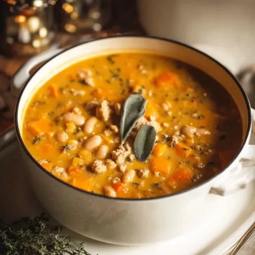 Turkey Pumpkin White Bean Chili